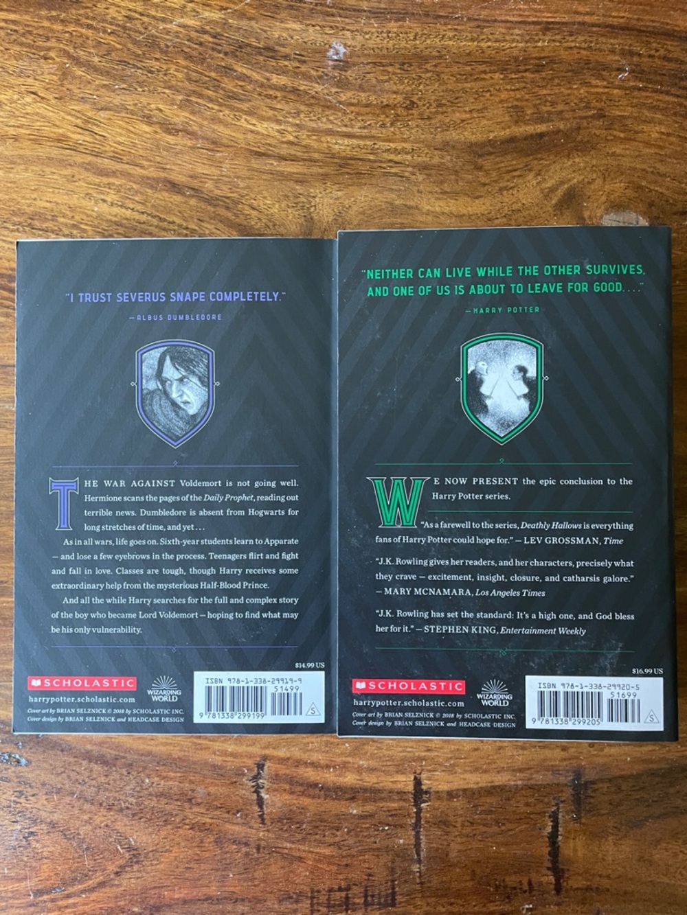 7 Harry Potter Complete Books Set of Seven Scholastic Black White Covers - Picture 12 of 16